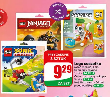Klocki LEGO saszetka promocja w Dino