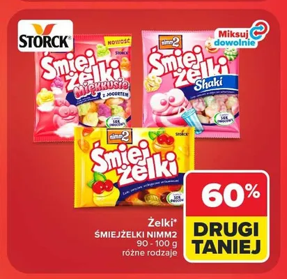 Żelki nimm2 Śmiejżelki Mlekusie promocja w Carrefour