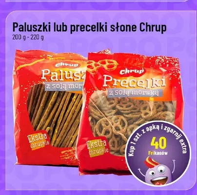 Precelki słone z solą morską Chrup promocja w POLOmarket