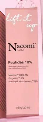 Serum do twarzy Nacomi Peptides 10% Lift It Up promocja w Hebe