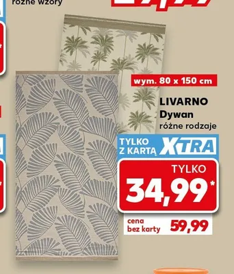 Dywan Livarno 80x150 cm promocja w Kaufland
