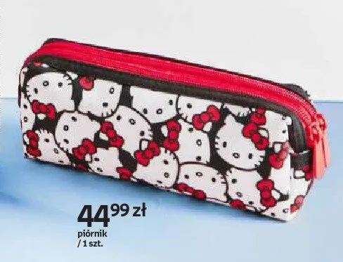 Piórnik Hello Kitty biało-czerwony wzorzysty promocja w Empik
