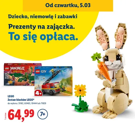 Zestaw klocków Ninjago promocja w Lidl