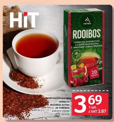 Herbata Rooibos Astra promocja w Selgros