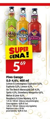 Piwo Garage Lemon 4,5% promocja w Twój Market