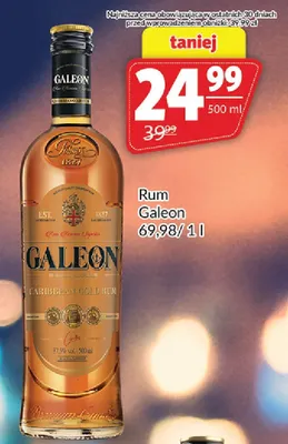 Rum Galeon promocja w Prim Market