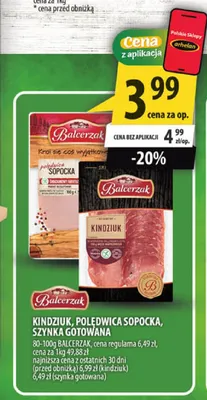 Polędwica sopocka Balcerzak promocja w Arhelan