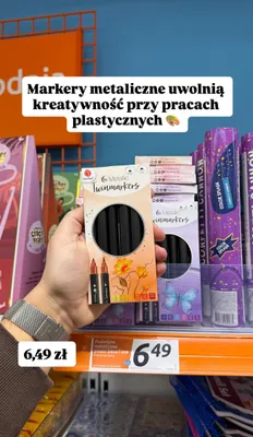 Markery metaliczne podwójne DecoTime Twinmarkers 6x promocja w Action