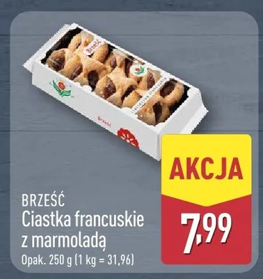 Ciastka francuskie z marmoladą Brześć promocja w Aldi