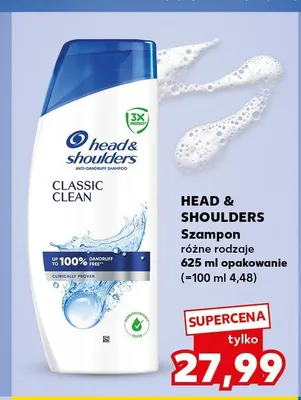 Szampon do włosów Head & Shoulders Classic Clean promocja w Kaufland