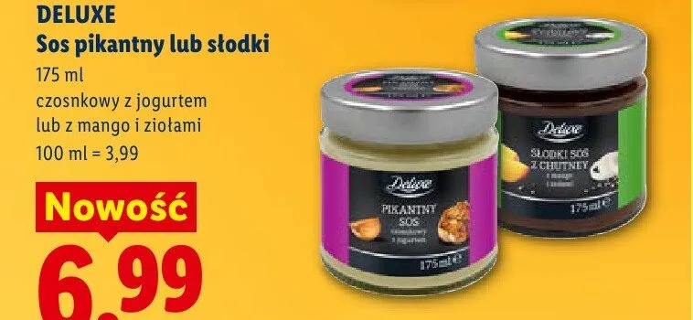 Słodki sos chutney z mango i ziołami promocja w Lidl