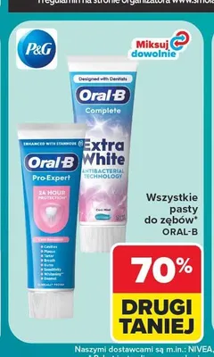 Pasta do zębów Oral-B Complete Extra White promocja w Carrefour