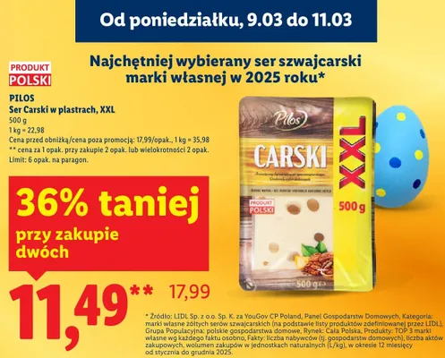 Ser promocja w Lidl