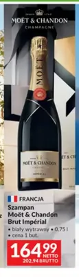 Szampan Moët & Chandon Brut Impérial biały wytrawny promocja w Makro