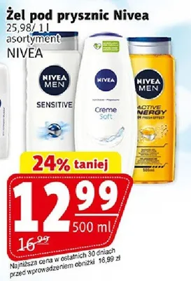 Żel pod prysznic, asortymant promocja w Prim Market
