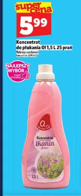 Koncentrat do płukania O! tkanin flowers 1,5l 25 prań promocja w TOPAZ