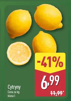 Cytryny promocja w Aldi