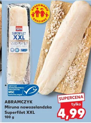 Miruna morszczuka Superfilet XXL promocja w Kaufland