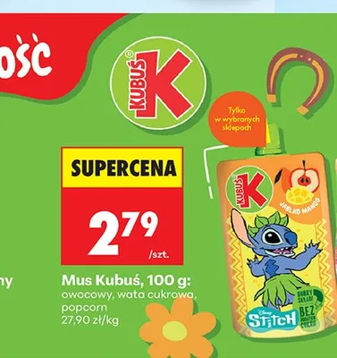Mus Kubuś popcorn promocja w Biedronka