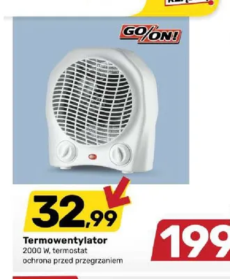 Termowentylator GO/ON! promocja w Bricomarche