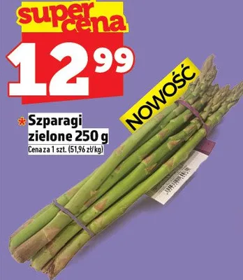 Szparagi zielone promocja w TOPAZ