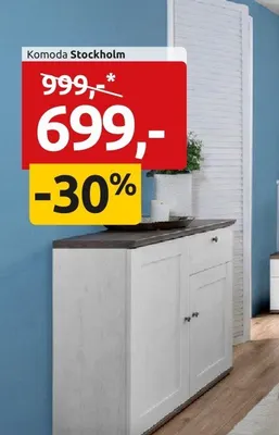 Komoda Stockholm promocja w Black Red White