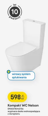 Kompakt WC Nelson Castorama promocja w Castorama