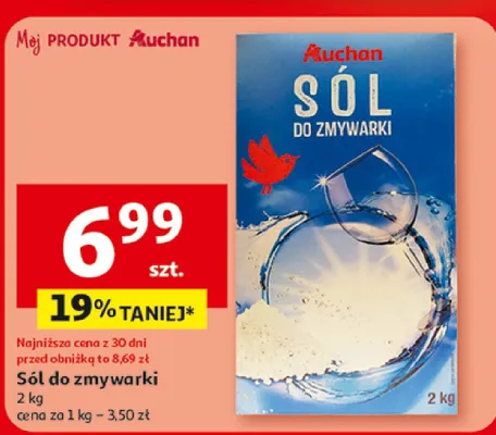 Sól do zmywarki promocja w Auchan