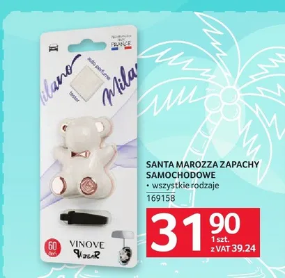 Zapach samochodowy Santa Marozza promocja w Selgros