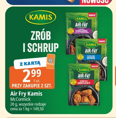 Przyprawa Air Fry Kamis promocja w Leclerc