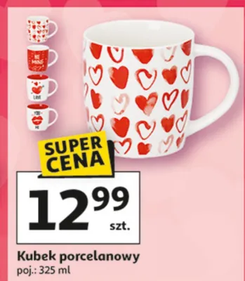 Kubek porcelanowy promocja w Auchan