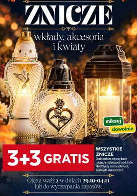 Znicze promocja w Stokrotka