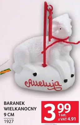 Baranek wielkanocny 9 cm promocja w Selgros