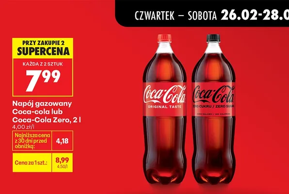 Napój gazowany Original Taste promocja w Biedronka
