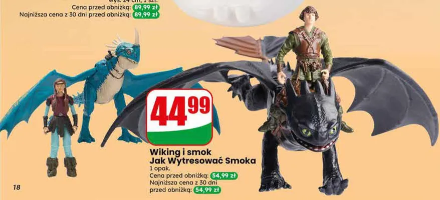 Zestaw Wiking i smok Jak Wytresować Smoka promocja w Dino
