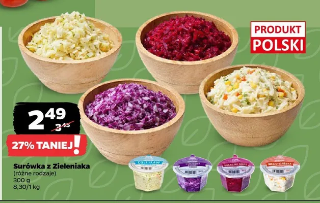 Surówka z Zieleniaka (różne rodzaje) promocja w Netto