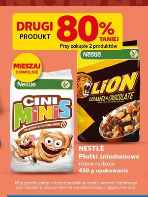 Płatki śniadaniowe Nestlé Cini Minis promocja w Kaufland