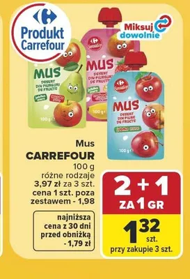 Mus Carrefour promocja w Carrefour Market