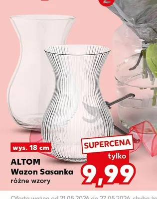 Wazon Sasanka ALTOM wys. 18cm promocja w Kaufland