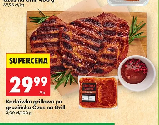 Karkówka grillowa po gruzińsku Czas na Grill promocja w Biedronka