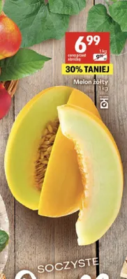 Melon żółty promocja w Delikatesy Centrum