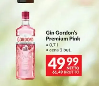 Gin Gordon's Premium Pink promocja w Makro
