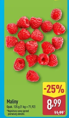 Maliny promocja w Aldi