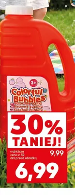 Płyn do baniek mydlanych Colorful Bubbles promocja w Kaufland