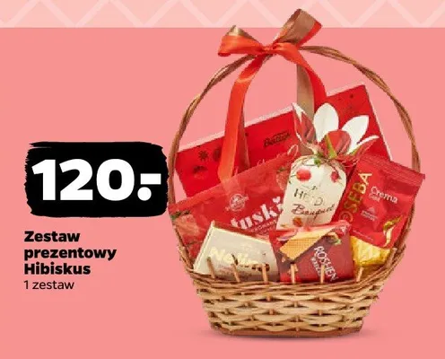 Zestaw prezentowy Hibiskus promocja w Netto