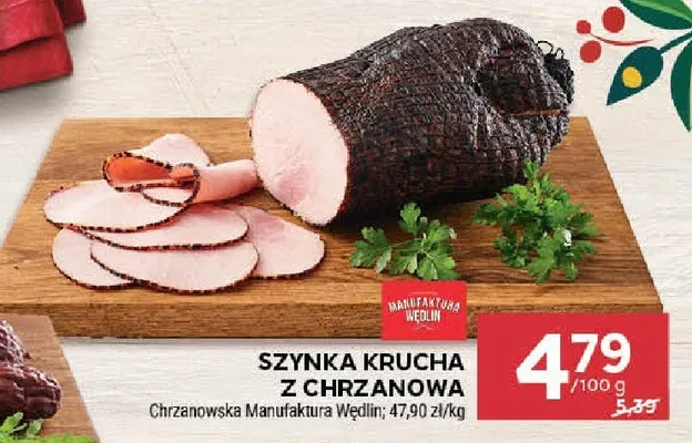Szynka krucha z chrzanowa promocja w Stokrotka