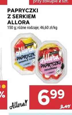 Papryczki z serkiem Allora promocja w Stokrotka