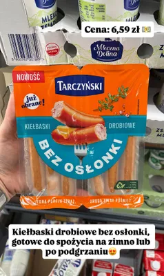 Kiełbaski drobiowe bez osłonki promocja w Biedronka