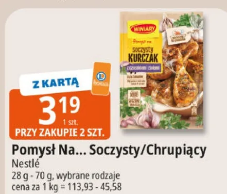 Pomysł Na... Soczysty/Chrupiący promocja w Leclerc