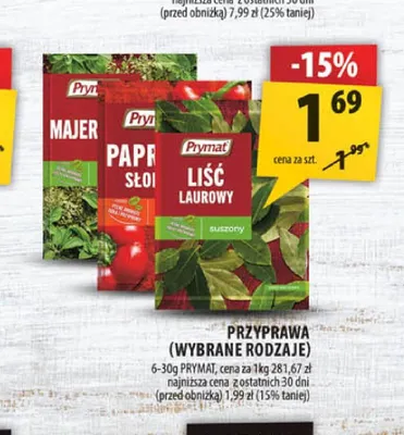 Przyprawa Majeranek Prymat promocja w Arhelan